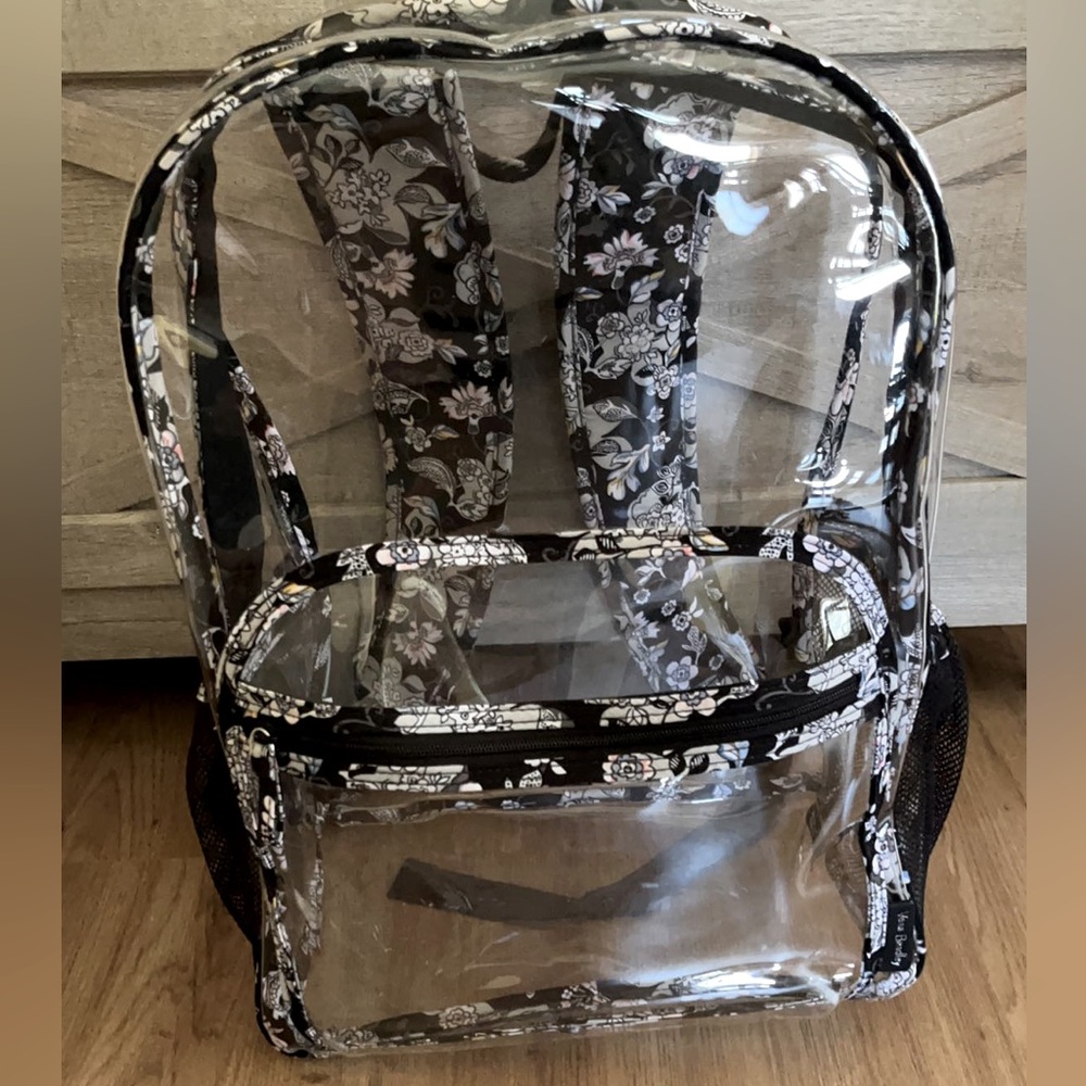Vera Bradley “Clearly Colorful” Clear Booksack